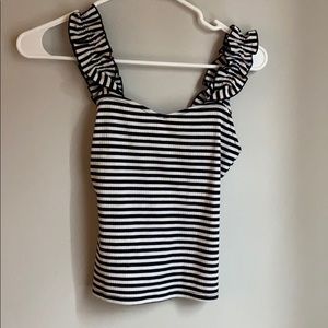 Striped crop top